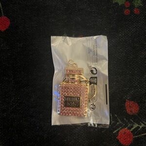 PINK No 5 keychain/ purse charm